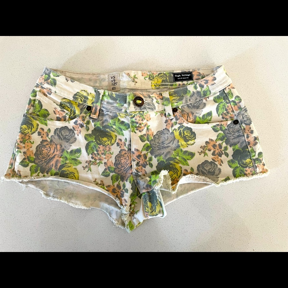 Volcom Floral Short Shorts